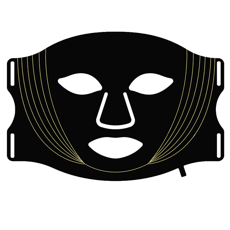 Cross-Border Hot-Selling Household Silicone Red Light Led Beauty Mask Photon Mask Beauty Instrument Facial Mask Skin Rejuvenation Instrument