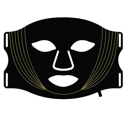 Cross-Border Hot-Selling Household Silicone Red Light Led Beauty Mask Photon Mask Beauty Instrument Facial Mask Skin Rejuvenation Instrument