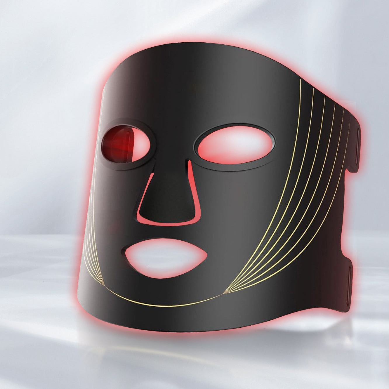 Cross-Border Hot-Selling Household Silicone Red Light Led Beauty Mask Photon Mask Beauty Instrument Facial Mask Skin Rejuvenation Instrument