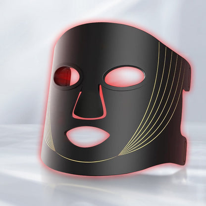 Cross-Border Hot-Selling Household Silicone Red Light Led Beauty Mask Photon Mask Beauty Instrument Facial Mask Skin Rejuvenation Instrument
